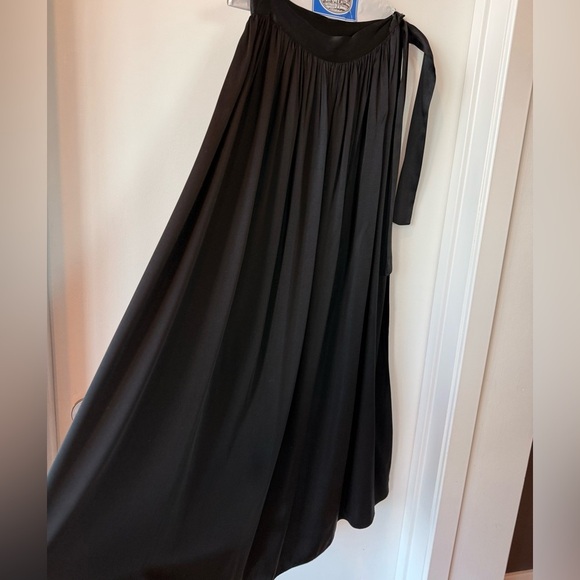 Jennifer Hope Elegant Black Maxi Sarong Skirt | SOLD OUT | Sz: XS - Picture 2 of 10